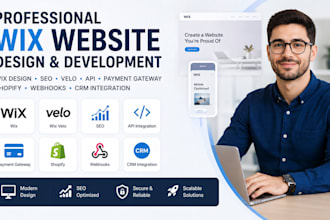 website design wix seo wix velo api wix payment gateway shopify webhooks crm