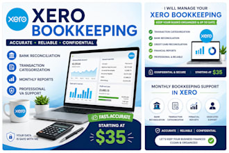 do simple bookkeeping and bank reconciliation in xero