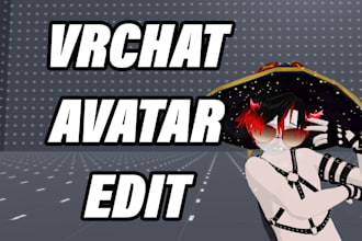 edit and customize your vrchat avatar for PC and quest