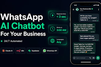 build a whatsapp ai chatbot that sells and books for you nonstop