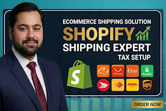 setup shopify shipping profiles of shopify drop shipping store and taxes