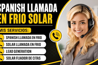 do spanish llamada en frio and fijador de citas