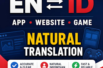 translate your app, website, or game into indonesian