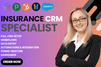 do insurance CRM using salesforce hubspot zoho CRM pipedrive freshsales sugarcrm