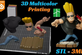 addcolor to 3d convert stl to 3mf split parts convert 2d to 3d printable models
