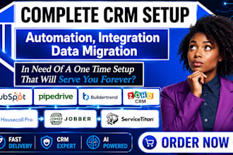 hubspot pipedrive buildertrend zoho crm housecall pro jobber servicetitan