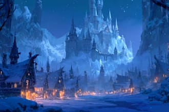 fantasy concept landscape illustrations