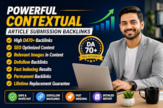 build high authority contextual dofollow backlinks