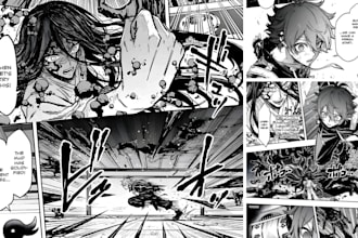 draw manga comic book illustration webtoon anime manga page artist graphic novel