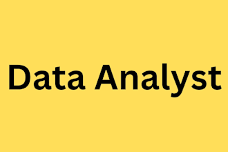 be your data analyst