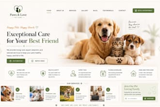 build squarespace pet care website dog grooming veterinary and pet shop website