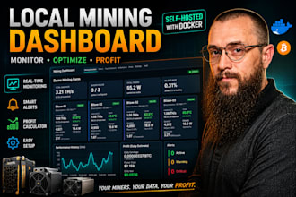 set up a local bitaxe mining dashboard for your rig