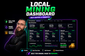 set up a local bitaxe mining dashboard for your rig