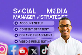be your social media manager, content strategist and content creator