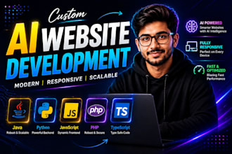 develop ai websites, ai web apps, ai chatbots, and custom ai solutions