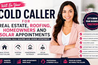 do real estate cold calling outreach appointment setting homeowners solar leads