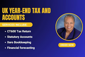 prepare UK year end accounts and corporate tax return ct600