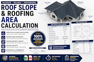 calculate roof slope roof pitch and roofing area estimation