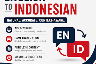 manually translate english to indonesian naturally