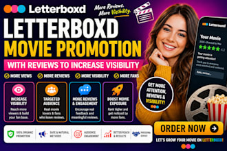 do organic letterboxd movie promotion to increase visibility