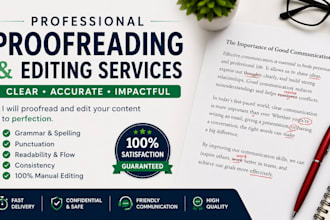 proofread and edit arabic text