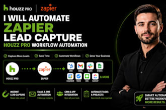 automate zapier lead capture houzz pro workflow automation