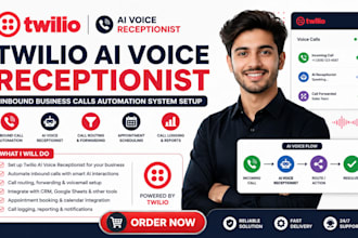 integrate twilio retell ai inbound phone voice assistant automation system setup
