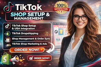 set up 30k tik tok germany shop, fix tiktok shop, tiktok dropshipping shop setup