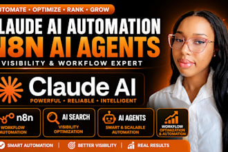 build ai visibility SEO claude ai automation n8n ai agents