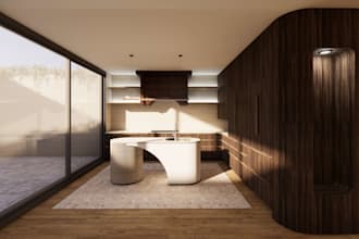 design premium kitchen renders
