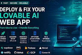 build, fix, deploy, lovable, lovable ai website, lovable backend, lovable to app