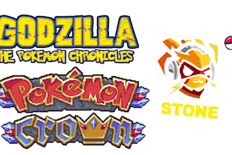 create custom pokémon style logo for streamers, gamers, and esports teams
