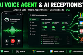 build ai voice agent ai receptionist for calls appointments leads qualification