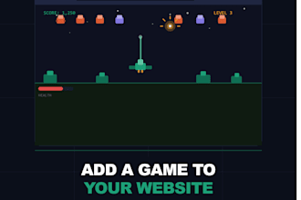 add a custom HTML5 game to your website or landing page