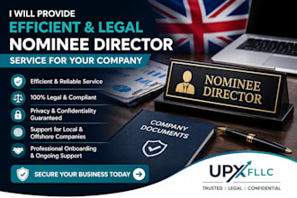 provide efficient and legal nominee director service