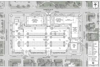draw driveway plan, parking lot, master plan, site plan and layout city permit