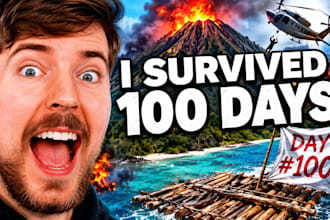 create professional youtube thumbnails, high CTR design