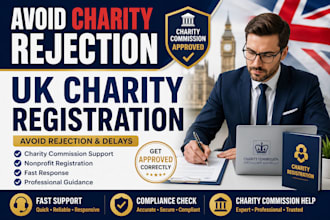 do UK charity registration with charity comission approval