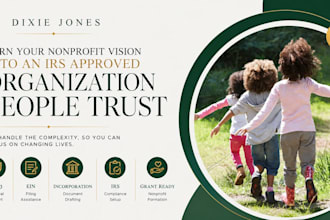 register 501c3 nonprofit, ein and form 1023 for irs approval today