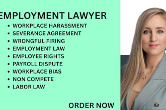 handle workplace discrimination, labor disputes, and employment matters