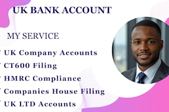 file UK company accounts, ct600, vat returns and hmrc compliance
