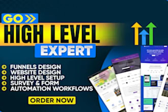 build gohighlevel website go high level funnel builder go highlevel landing page