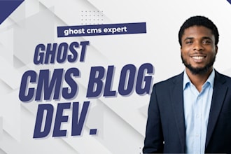 build ghost cms website, customize ghost cms newsletter, setup ghost cms blog