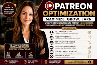 optimize your patreon for more memberships and revenue