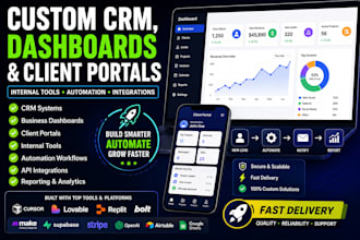 build custom CRM dashboard client portal and business tools in lovable airtable