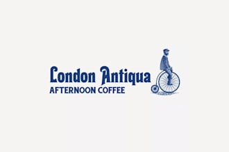 do professional antique logo design with classic vintage style