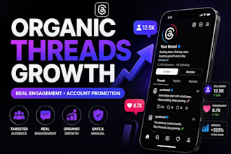 do organic instagram threads marketing and account promotion