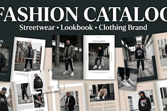 design fashion lookbook, product catalogue, line sheet and sell sheet