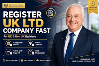register UK ltd company for non residents with companies house, address, uk ltd