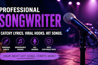 ghostwrite rap pop and rnb songs professionally